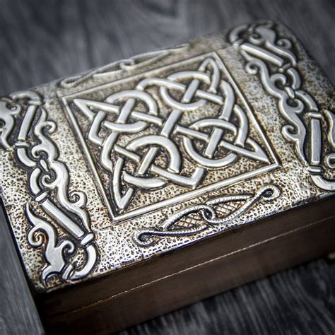 celtic border metal jewelry box|Briomhar Irish Celtic Jewelry Box .